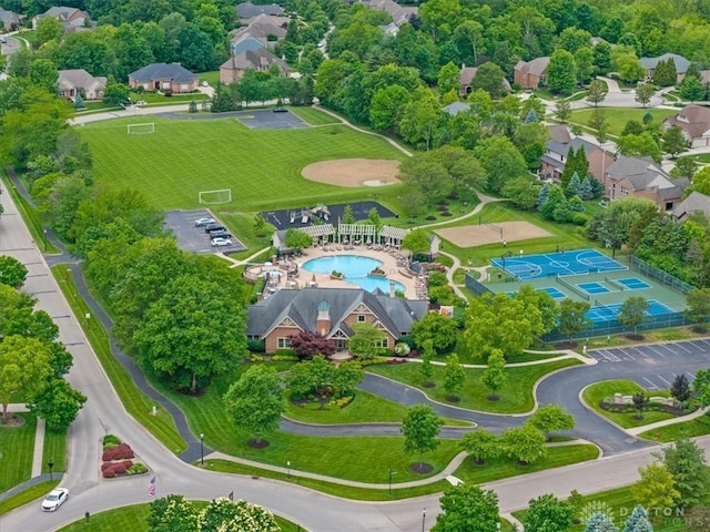 1422 Shawnee Run Dr, Maineville, OH 45039 - drone / aerial view of a pool area