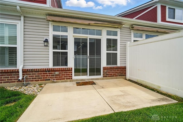 641 Angler Ct, Beavercreek, OH 45430 - entrance to property featuring brick siding and a patio
