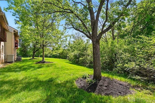1175 Captains Brg, Dayton, OH 45458 - view of grassy yard with central air condition unit