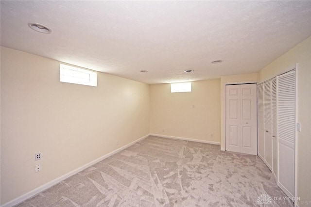 1525 Forrer Blvd, Kettering, OH 45420 - basement with light colored carpet and baseboards