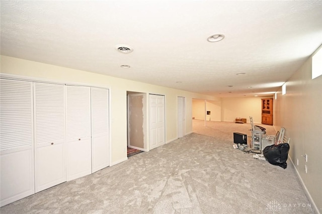 1525 Forrer Blvd, Kettering, OH 45420 - basement with carpet, recessed lighting, and baseboards