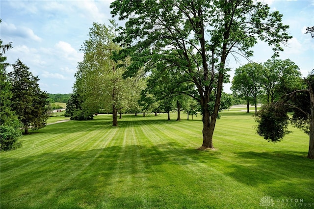 5894 Hamilton Lebanon Rd, Monroe, OH 45044 - view of property's community featuring a lawn, view of golf course, and view of scattered trees