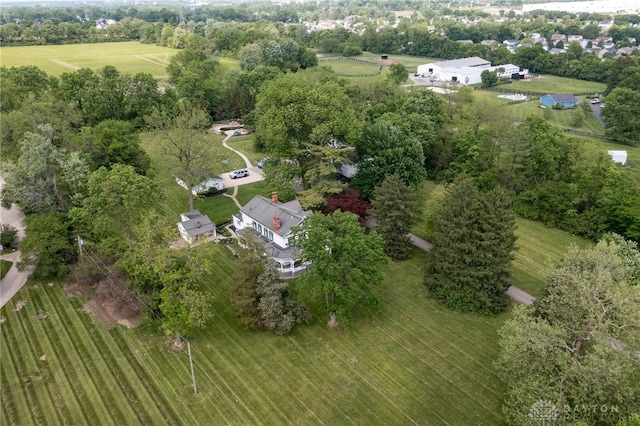 5894 Hamilton Lebanon Rd, Monroe, OH 45044 - aerial view of property and surrounding area featuring a tree filled landscape
