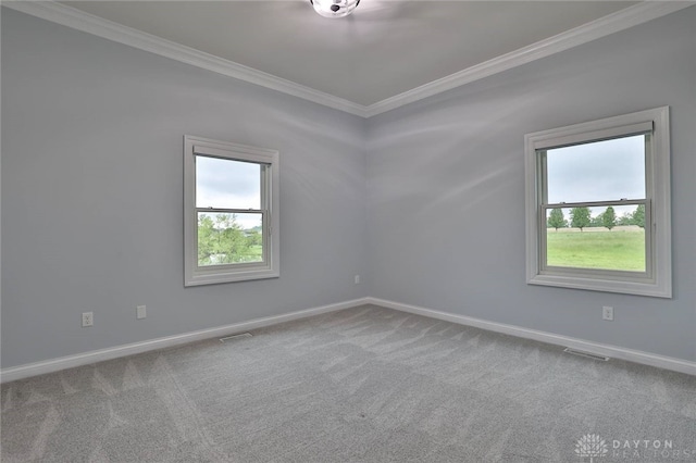 3085 State Route 122, Springboro, OH 45005 - empty room featuring crown molding, baseboards, and carpet