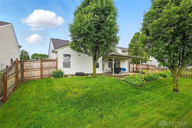 1248 Kern Dr, Germantown, OH 45327 - rear view of property with a patio area