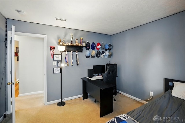 1248 Kern Dr, Germantown, OH 45327 - carpeted bedroom featuring baseboards and a desk