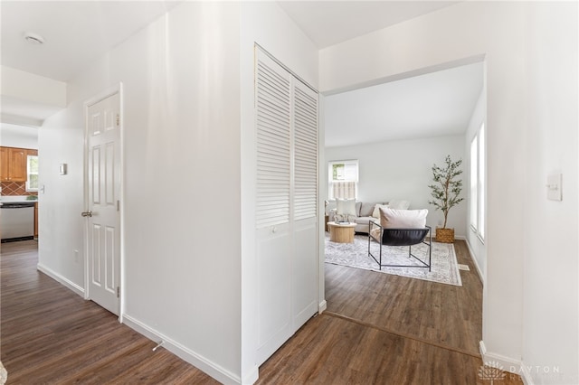 4513 Silver Oak St, Dayton, OH 45424 - hallway with wood finished floors and baseboards