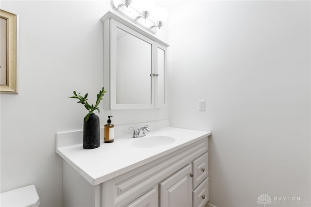 4513 Silver Oak St, Dayton, OH 45424 - half bathroom with vanity and toilet