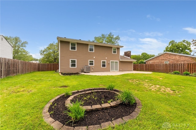 4513 Silver Oak St, Dayton, OH 45424 - rear view of house featuring a patio area and cooling unit