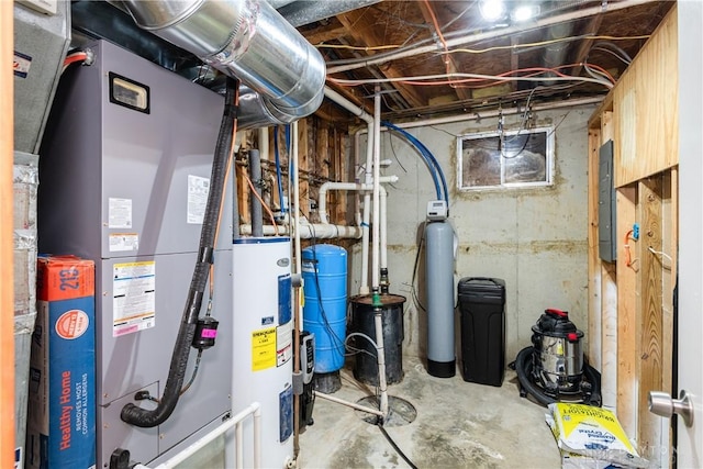 9673 Dayton Greenville Pike, Brookville, OH 45309 - utilities featuring electric water heater and electric panel