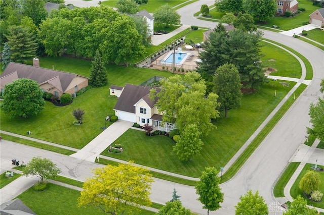 2866 Fence Stone Ct, Dayton, OH 45458 - aerial view of a pool