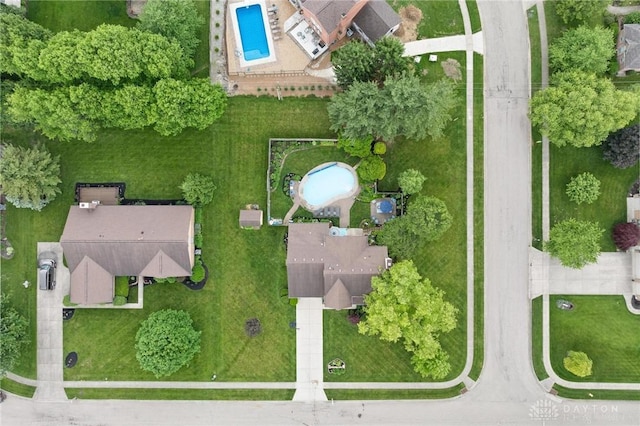 2866 Fence Stone Ct, Dayton, OH 45458 - bird's eye view of a pool