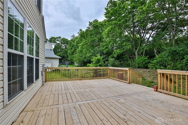 510 Delaware Xing, Trenton, OH 45067 - view of wooden deck