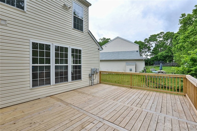 510 Delaware Xing, Trenton, OH 45067 - view of deck