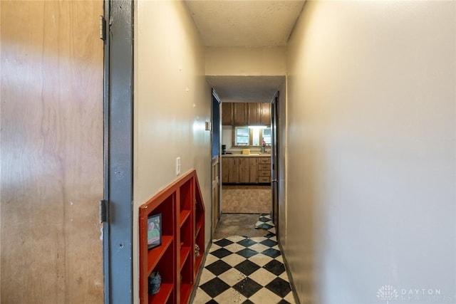 291 S W St, Xenia, OH 45385 - hallway with tile patterned floors