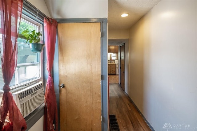 291 S W St, Xenia, OH 45385 - corridor with wood finished floors and recessed lighting