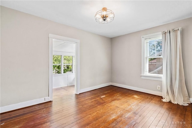 303 Hadley Ave, Oakwood, OH 45419 - unfurnished room with hardwood / wood-style floors and baseboards
