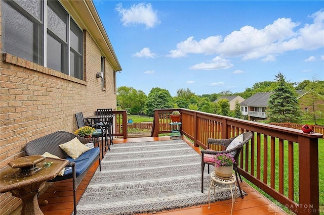 3835 Polo Trace Ct, Bellbrook, OH 45305 - view of deck