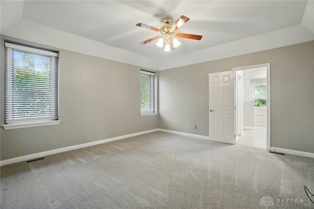220 Fivepines Ct, Englewood, OH 45315 - unfurnished room featuring ceiling fan, baseboards, and carpet flooring
