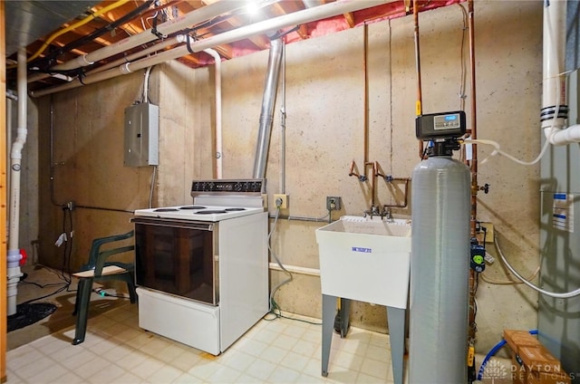 220 Fivepines Ct, Englewood, OH 45315 - washroom featuring electric panel and electric dryer hookup
