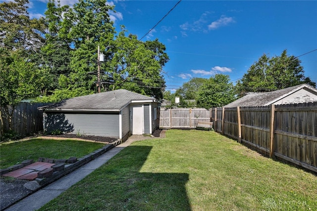 27 S Quentin Ave, Dayton, OH 45403 - fenced backyard featuring an outdoor structure