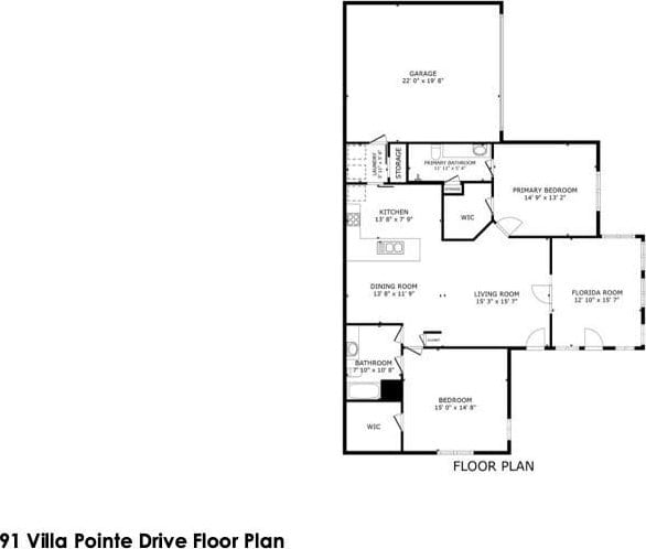 91 Villa Pointe Dr, Springboro, OH 45066 - floor plan / room layout