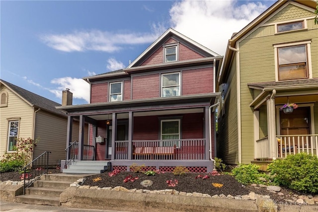 25 La Belle St, Dayton, OH 45403 - view of front of house with a porch