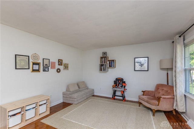 763 Lymington Rd, Troy, OH 45373 - living area with wood finished floors and baseboards
