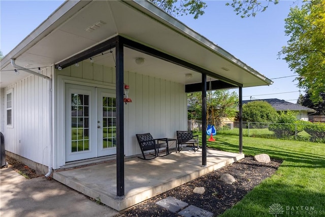 763 Lymington Rd, Troy, OH 45373 - view of patio featuring french doors