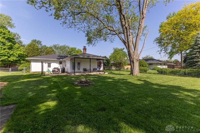 763 Lymington Rd, Troy, OH 45373 - view of yard featuring a patio area and french doors