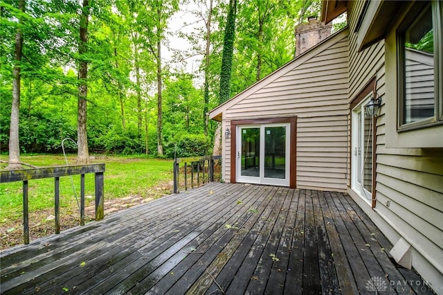 222 Walnut Grove Dr, Centerville, OH 45458 - wooden terrace featuring a lawn