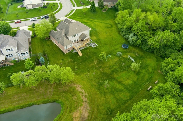 10067 Yearling Run, Dayton, OH 45458 - bird's eye view of a large body of water