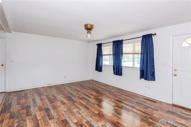 5501 Harshmanville Rd, Dayton, OH 45424 - spare room featuring wood finished floors and baseboards