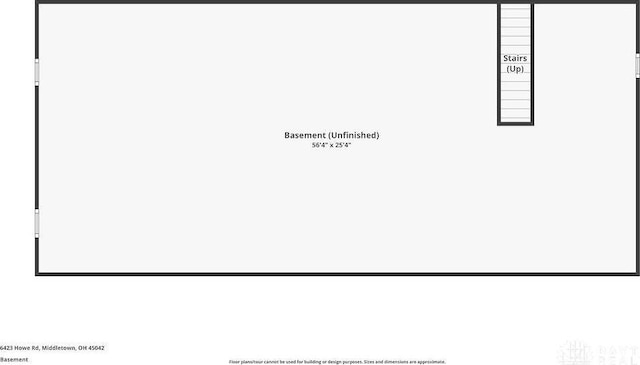 6423 Howe Rd, Middletown, OH 45042 - room layout