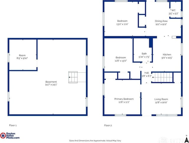1533 Weaver St, Dayton, OH 45417 - floor plan / room layout