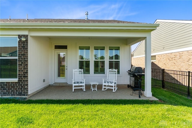 4978 Renaissance Park Dr, Middletown, OH 45005 - back of property with brick siding and a patio area