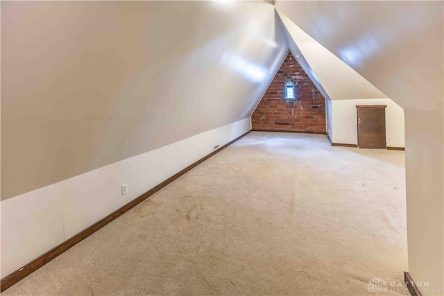 2312 Saint Charles Ave, Dayton, OH 45410 - additional living space with carpet, baseboards, and vaulted ceiling