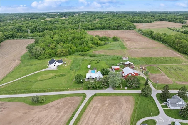 1134 N Webb Rd, Adams Twp, OH 45177 - aerial view of property and surrounding area featuring rural landscape