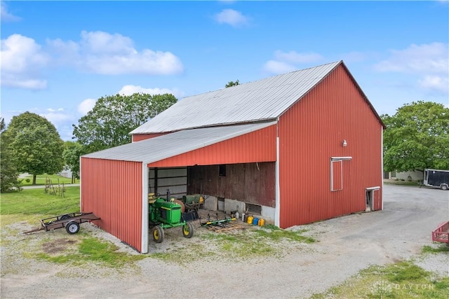 1134 N Webb Rd, Adams Twp, OH 45177 - view of pole building
