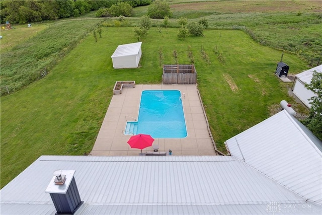 1134 N Webb Rd, Adams Twp, OH 45177 - aerial view of a pool