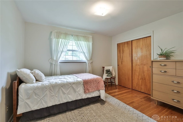 300 Magnolia Ave, Englewood, OH 45322 - bedroom featuring wood finished floors and a closet