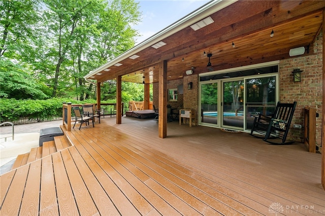 7607 Stone Ridge Dr, Springboro, OH 45066 - view of deck
