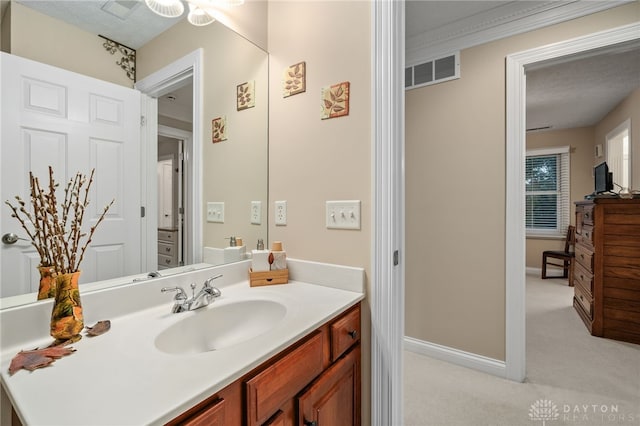 7607 Stone Ridge Dr, Springboro, OH 45066 - bathroom featuring vanity and baseboards