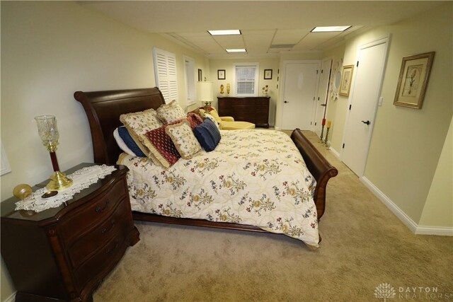 9543 Hacker Farm Ln, Centerville, OH 45458 - bedroom featuring light colored carpet and baseboards