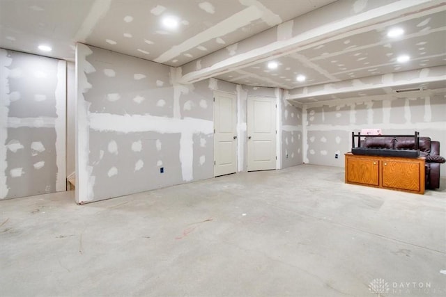 1852 Amelia Way, Dayton, OH 45439 - view of unfinished basement