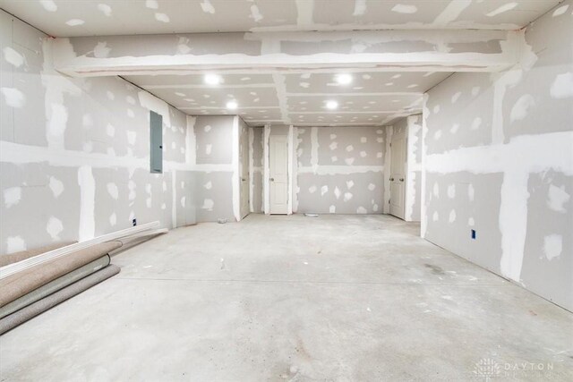1852 Amelia Way, Dayton, OH 45439 - unfinished basement with electric panel