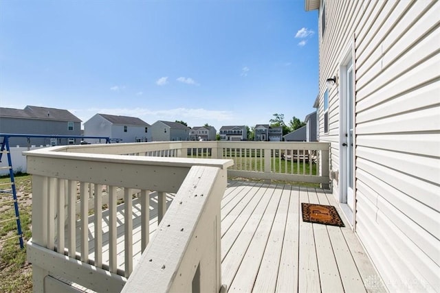 1852 Amelia Way, Dayton, OH 45439 - wooden terrace featuring a residential view