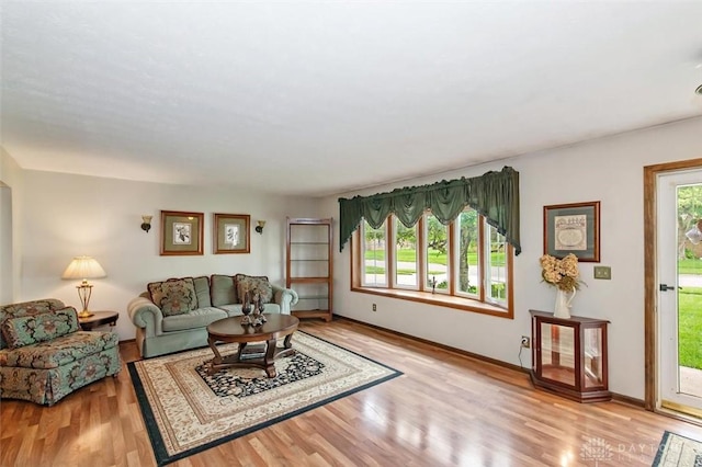 5135 Lamonte Dr, Fairfield, OH 45014 - living room with wood finished floors and baseboards