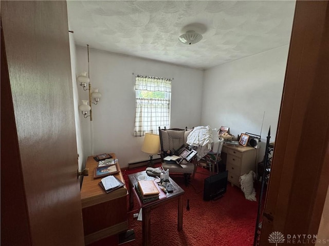 326 Little League Dr, Eaton, OH 45320 - office space featuring carpet and a textured ceiling