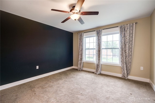 1809 Shroyer Rd, Oakwood, OH 45419 - carpeted spare room with ceiling fan and baseboards